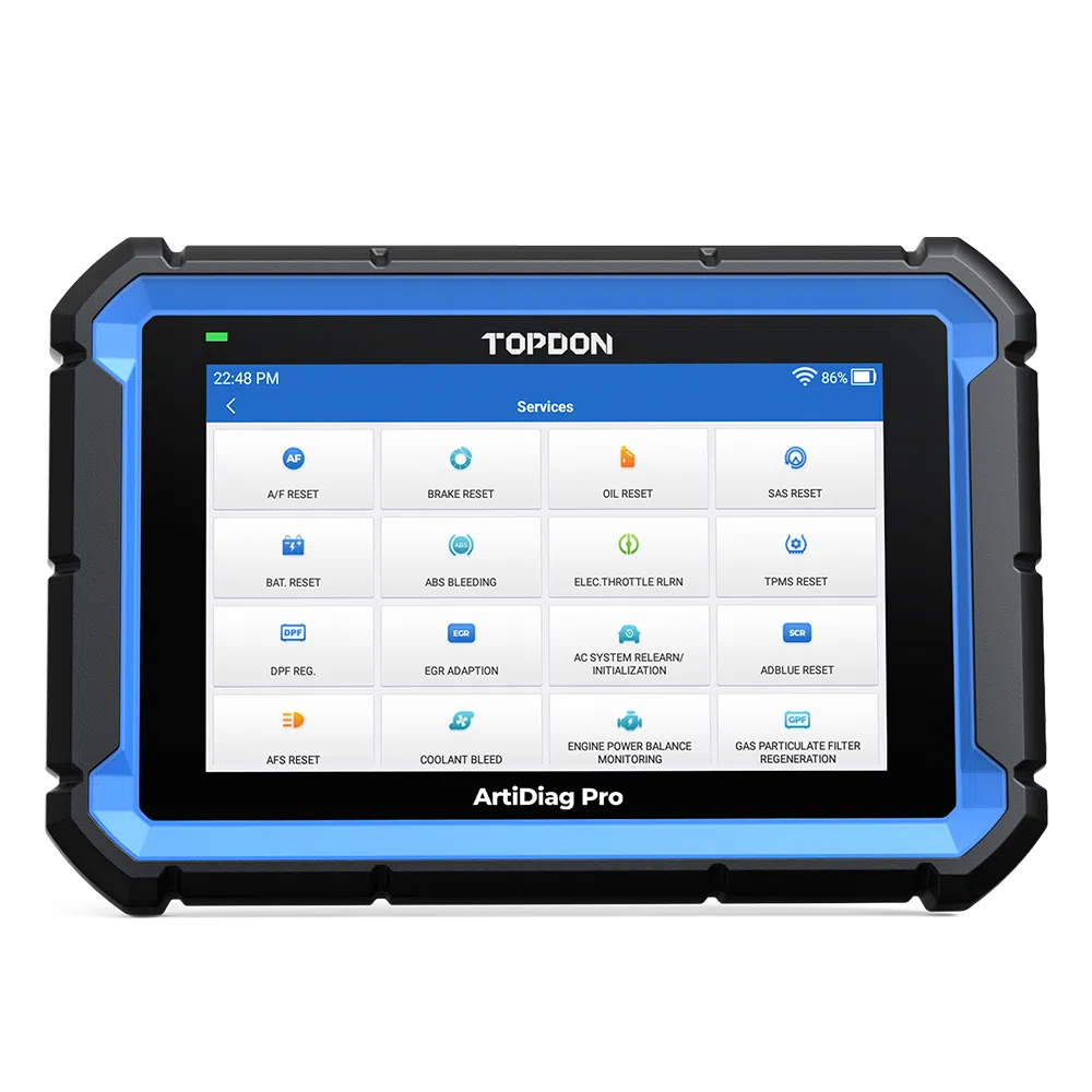 outil diagnostic automobile professionnel TOPDON ArtiDiag PRO V2 NEW VERSION scanner bidirectionnel DoIP CAN-FD caméra 8 MP Android 10.0