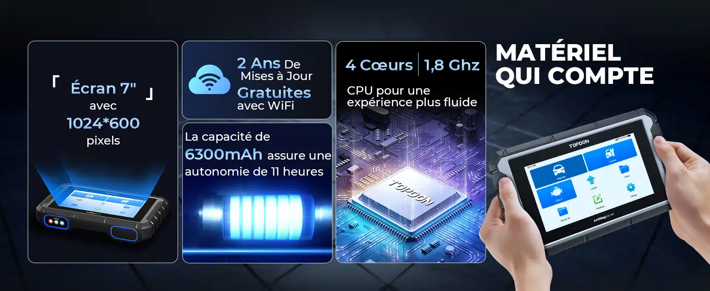 materiel TOPDON France Artidiag 900 BT