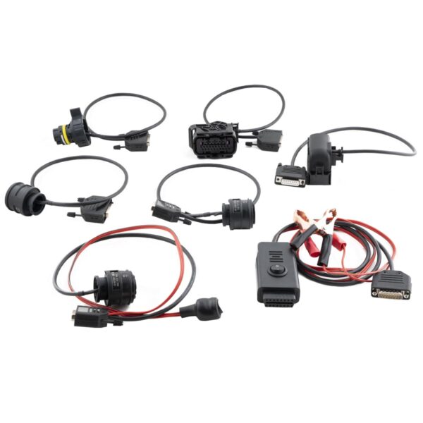 Complete cables kit to read DSG gearboxes in bench. Supported models : VL381, DL382, DQ200, DQ250, DQ500, DL501. External 12V power adapter required.