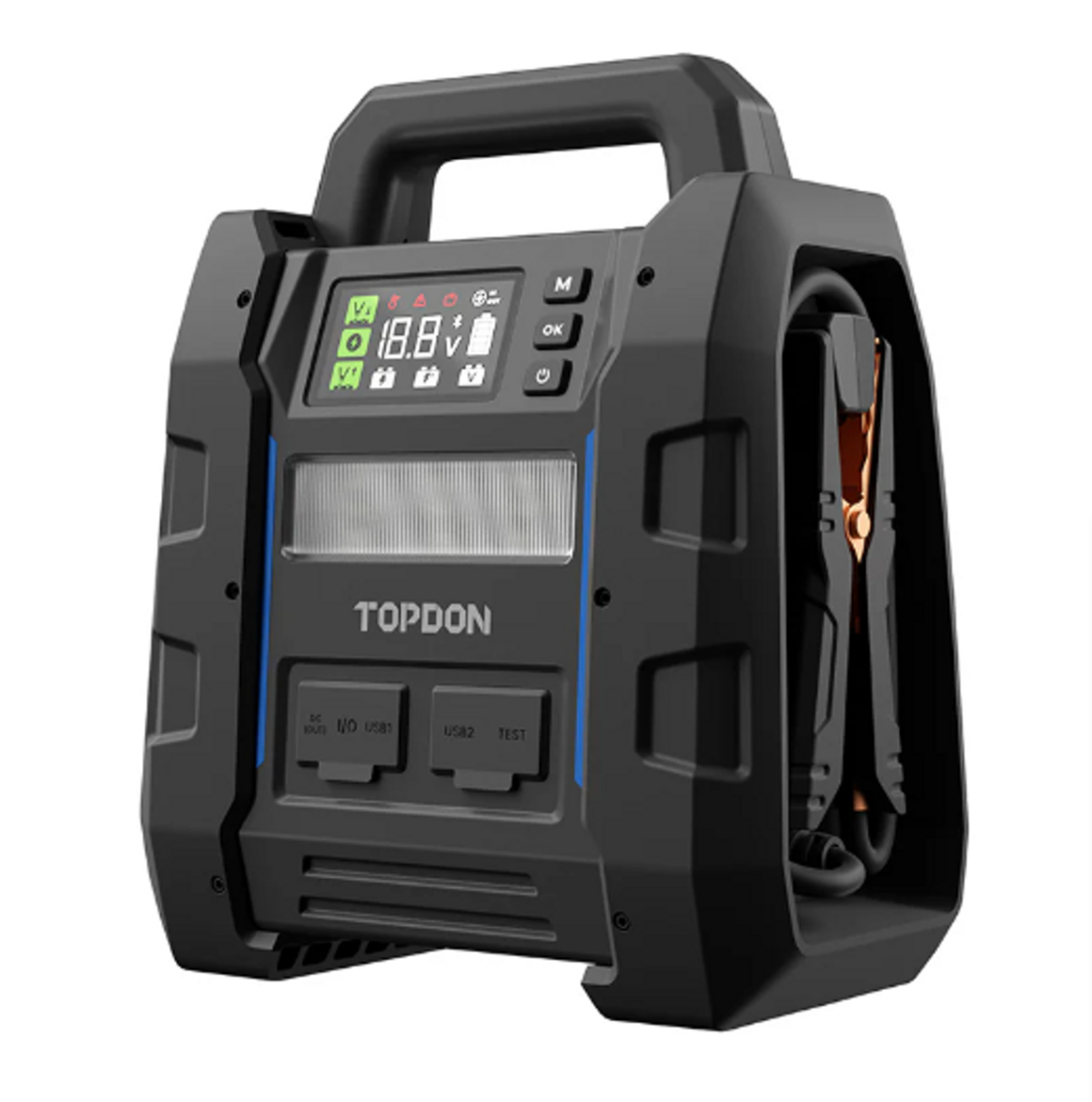 V4500 Plus booster batterie haute performance 120Wh PD100W application mobile test batterie diagnostique