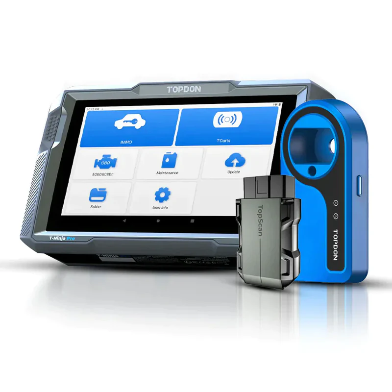 Scanner programmeur clés auto professionnel T-Ninja Pro OBD2 diagnostic services maintenance EPB DPF BMS