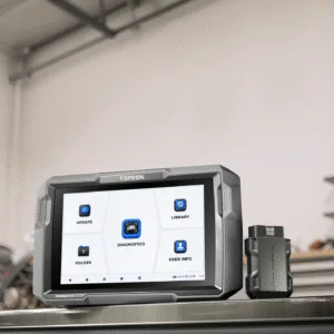 Valise diagnostic moto professionnelle TOPDON UltraDiag Moto tablette 8 pouces Bluetooth 80 marques contrôle bidirectionnel