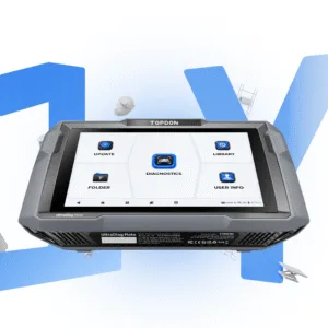 Valise diagnostic moto professionnelle TOPDON UltraDiag Moto tablette 8 pouces Bluetooth 80 marques contrôle bidirectionnel