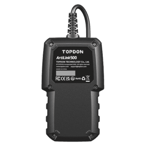 Testeur batterie TOPDON ArtiLink500B analyse 12V 24V plomb-acide diagnostic OBDII complet atelier mécanique