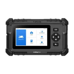 Scanner diagnostic moto professionnel TOPDON ArtiDiag Moto 15 marques BMW Honda Harley écran tactile 5 pouces