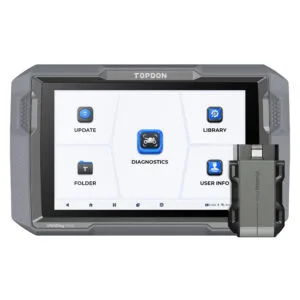Valise diagnostic moto professionnelle TOPDON UltraDiag Moto tablette 8 pouces Bluetooth 80 marques contrôle bidirectionnel
