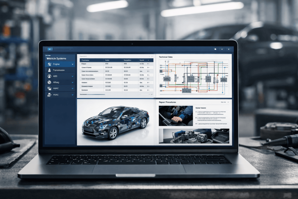 Logiciel diagnostic automobile professionnel Autodata Diagnostic & Repair