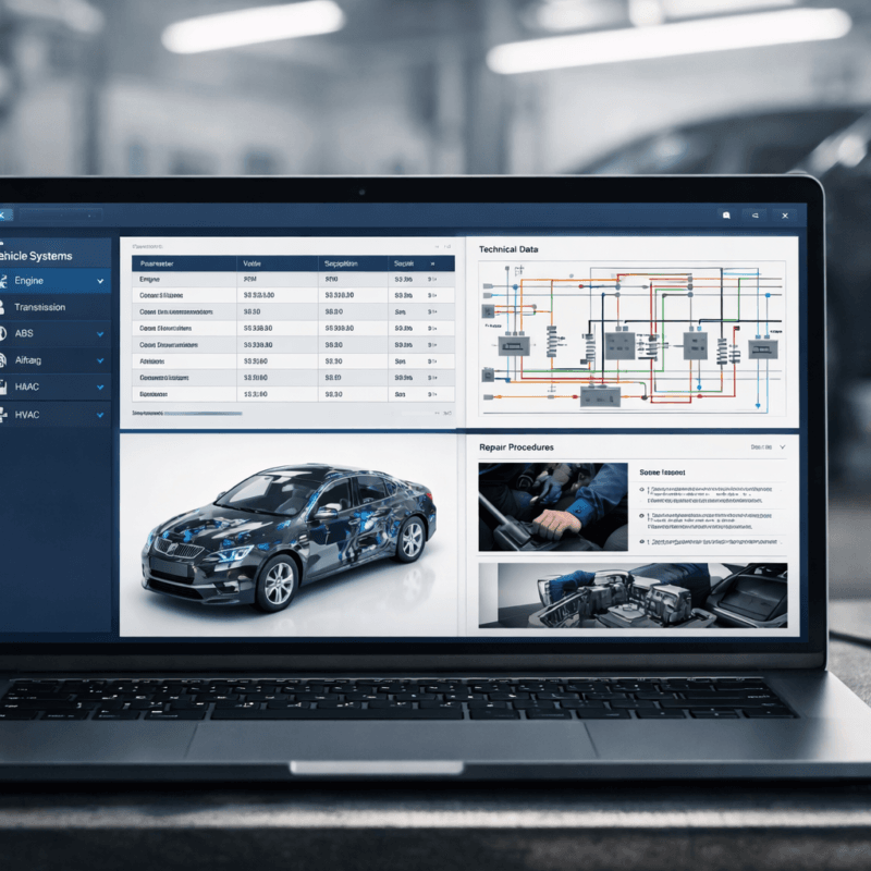 Logiciel diagnostic automobile professionnel Autodata Diagnostic & Repair