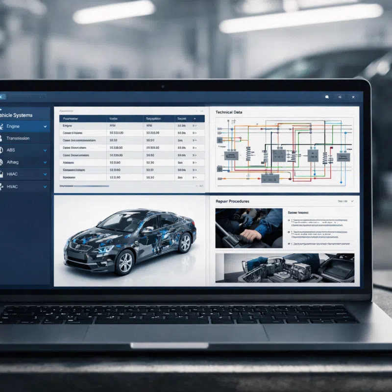 Logiciel diagnostic automobile professionnel Autodata Diagnostic & Repair